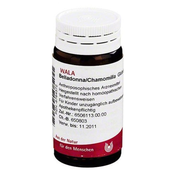 Wala Belladonna Chamomilla Remède Homéopathique En Globules 20 g