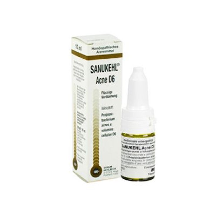 Sanum Sanukehl Acné D6 Gouttes Homéopathiques 10 ml