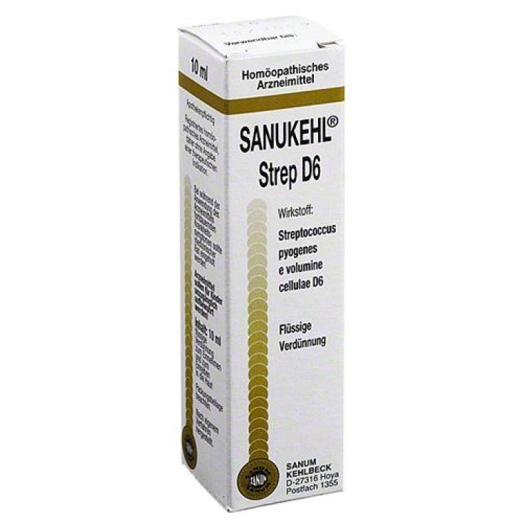 Sanukehl Strep D6 Gouttes Médicament Homéopathique 10 ml