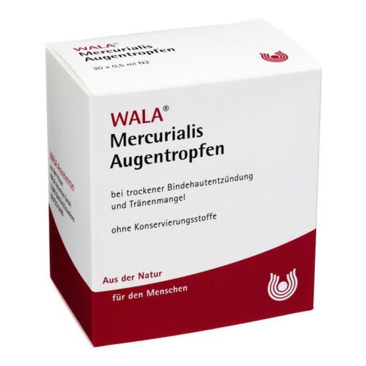 Wala Mercurialis Comp Collyre Solution Lot de 5 x 0,5 ml