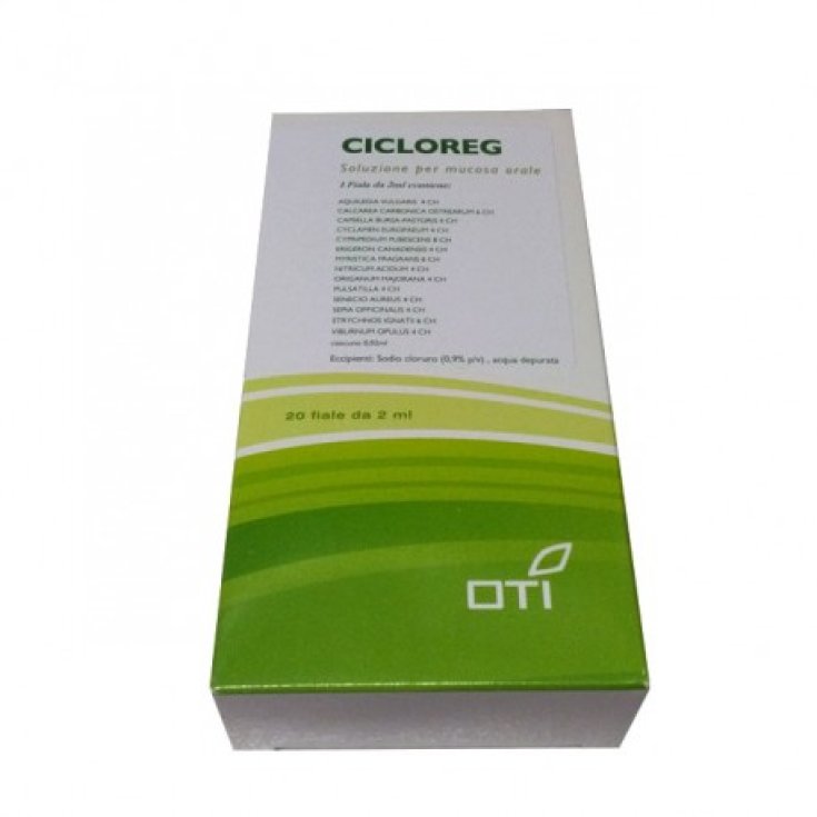 Oti Cicloreg Solution Pour Muqueuse Orale 20 Ampoules