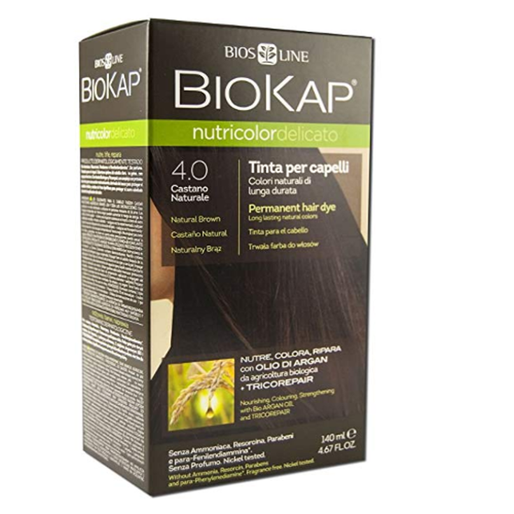 Bios Line Biokap Nutricolor Delicato 4,00 Brun Naturel 140ml