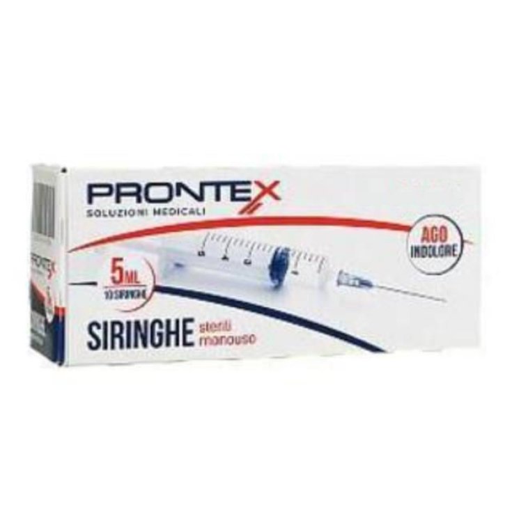 Seringue de sécurité Prontex 5 ml avec aiguille 2 G21 1 seringue