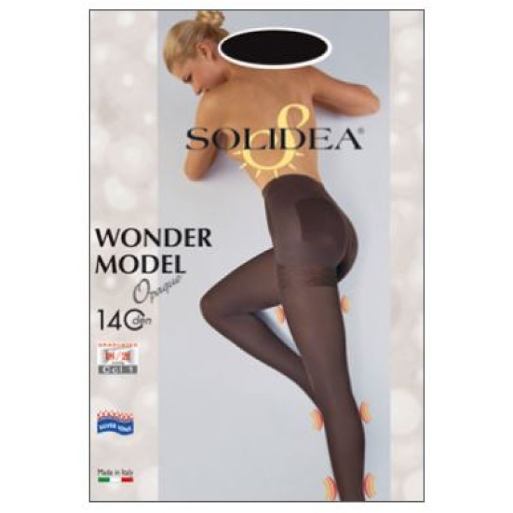 Solidea Wonder Model 140 Opaque Opaque Modeling Tights Couleur Camel Taille 2