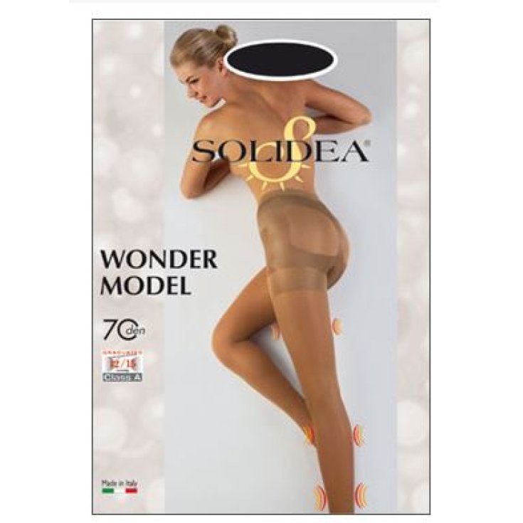 Solidea Wonder Modèle 70 Collants Transparents Couleur Noir Taille 1