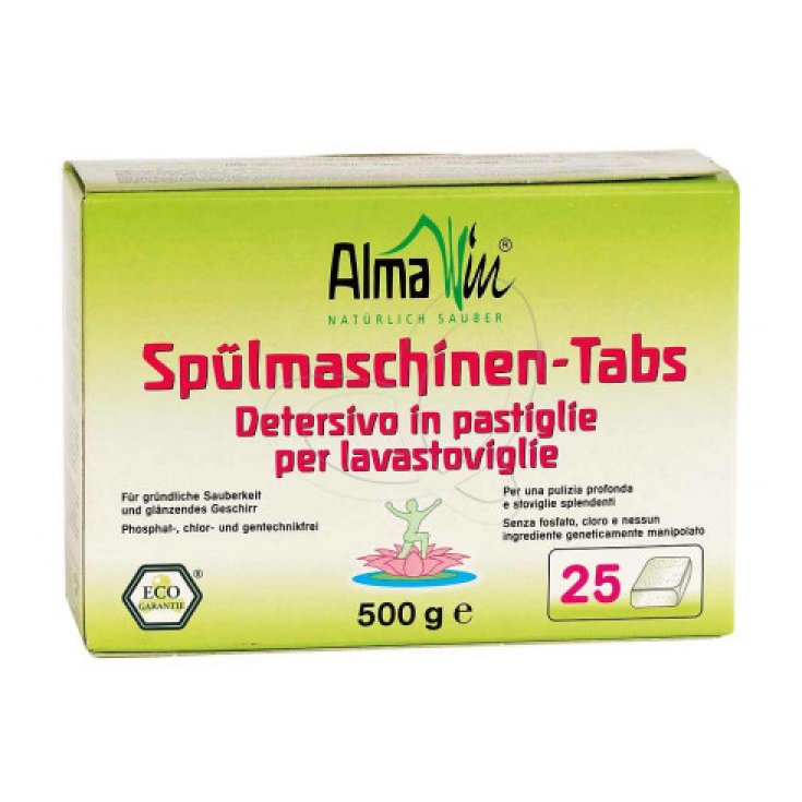 Almawin Tablettes Détergent Lave-Vaisselle 25 Tablettes