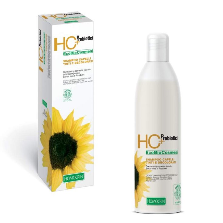 Specchiasol Homocrin Shampooing Naturel Pour Cheveux Colorés Et Décolorés 250 ml