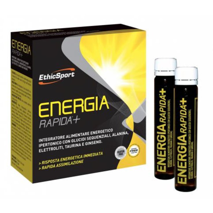 Rapid Energy + Complément alimentaire 10 flacons de 25 ml