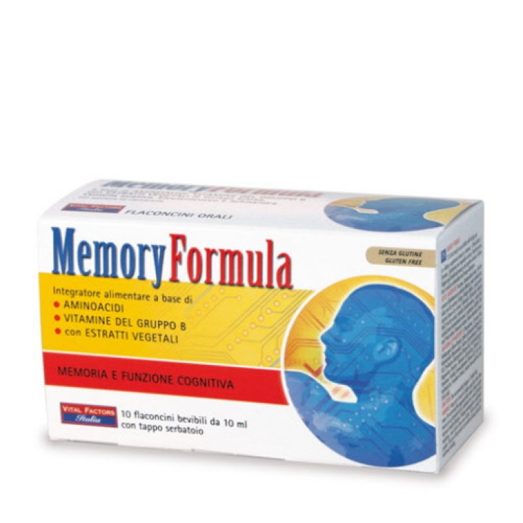Memory Formula Complément Alimentaire 10 Bouteilles 10ml