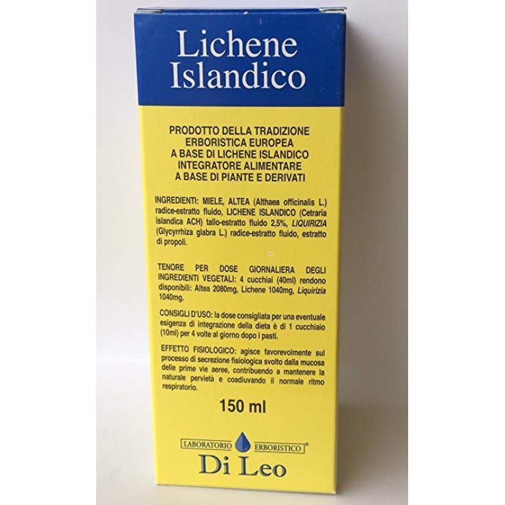 Di Leo Lichen d'Islande Complément Alimentaire 150 ml