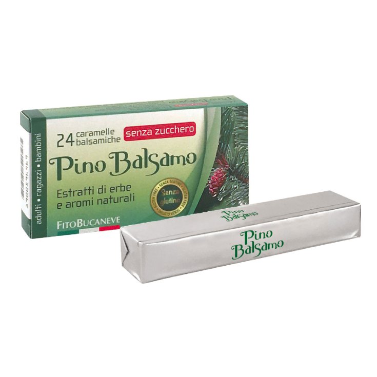 Fitobucaneve Pine Balsam Bonbons Balsamiques à l'Aspartame Sans Gluten 24