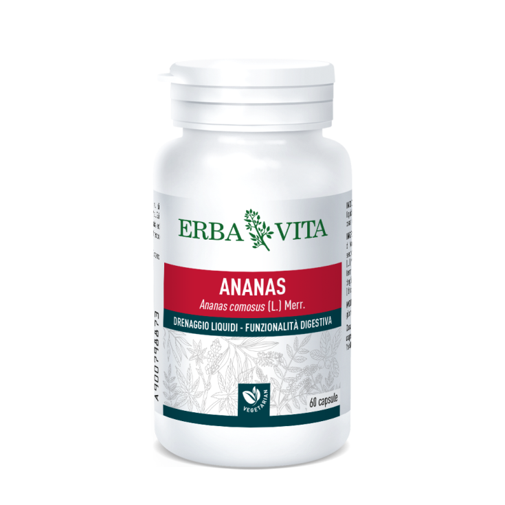 ErbaVita Gélules Monoplanta Ananas Complément Alimentaire 60 Gélules