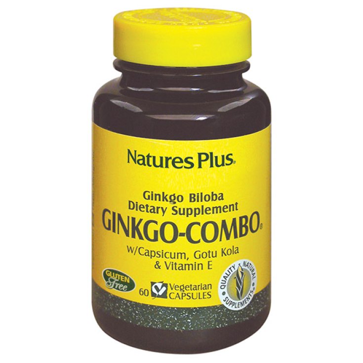 Nature's Plus Ginkgo Combo Complément Alimentaire 60 Gélules