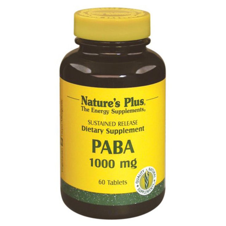 Nature's Plus Paba 1000 Mg Complément Alimentaire 60 Comprimés