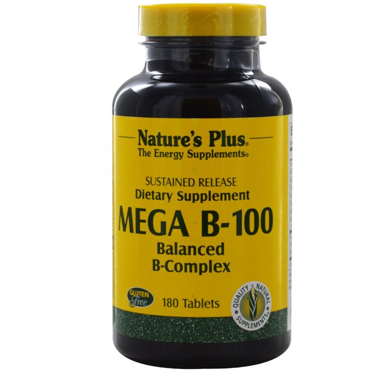 Nature's Plus Mega B100 Complément Alimentaire 60 Comprimés