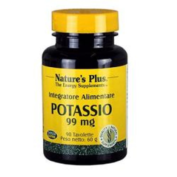 Nature's Plus Potassium Chelate 99mg Complément Alimentaire 90 Comprimés
