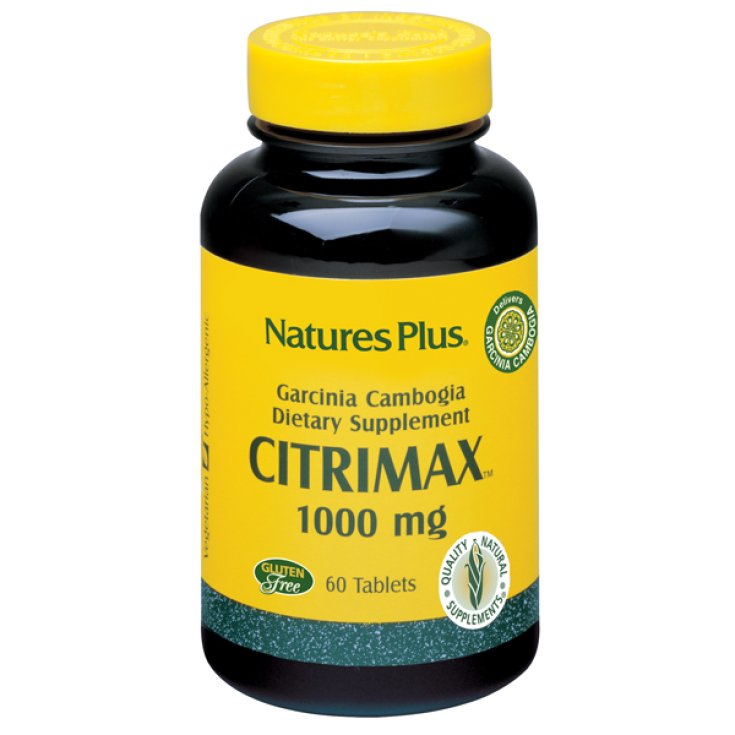 Natures Plus Citrimax Garcinia Cambogia 1000g Complément Alimentaire 60 Comprimés