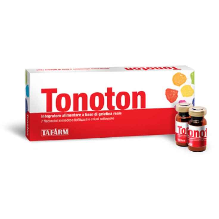 Tafarm Tonoton Complément Alimentaire à Base De Gelée Royale 7 Ampoules Unidoses