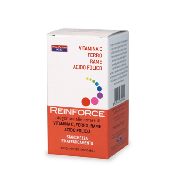 Renforce Fe + vit C + ra + ac Folique 30 Comprimés à croquer