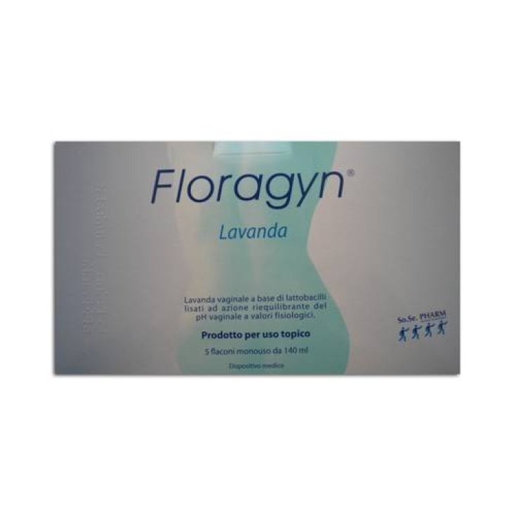Floragyn Lavande Vaginale 5 Flacons de 140 ml