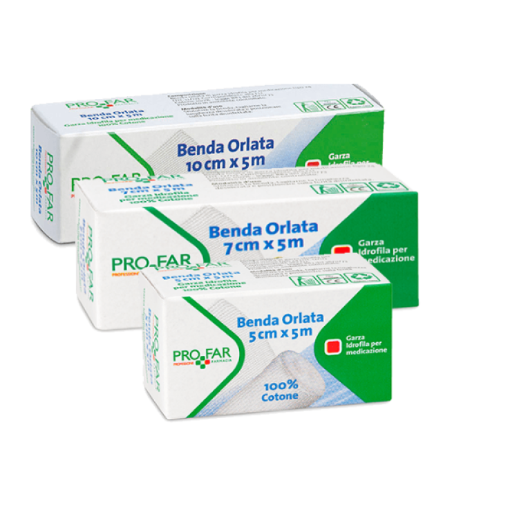 Profar Bandage Ourlé 100% Coton 7x500cm