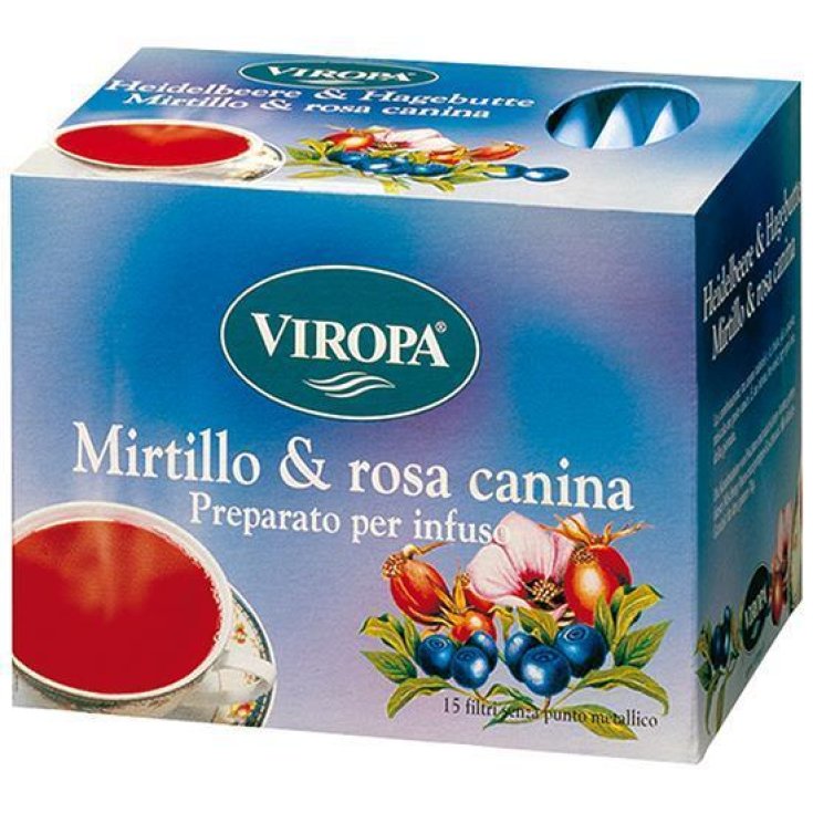 Viropa Infusion Myrtille / Rose Musquée 15 Sachets