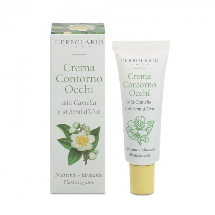 L'Erbolario Crème Contour des Yeux Au Camélia et aux Pépins de Raisin 15 ml