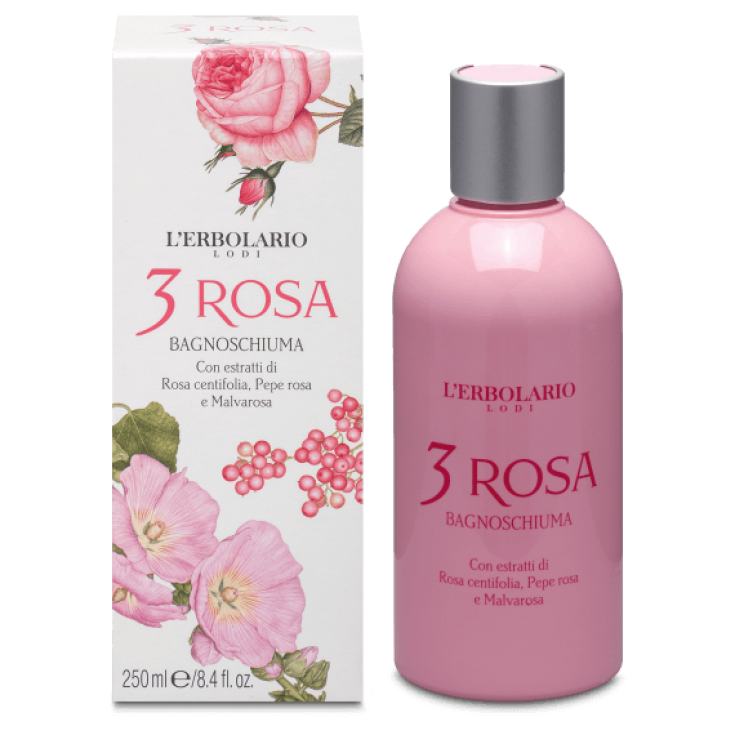 L'Erbolario Bain Mousse 3 Rose 250ml