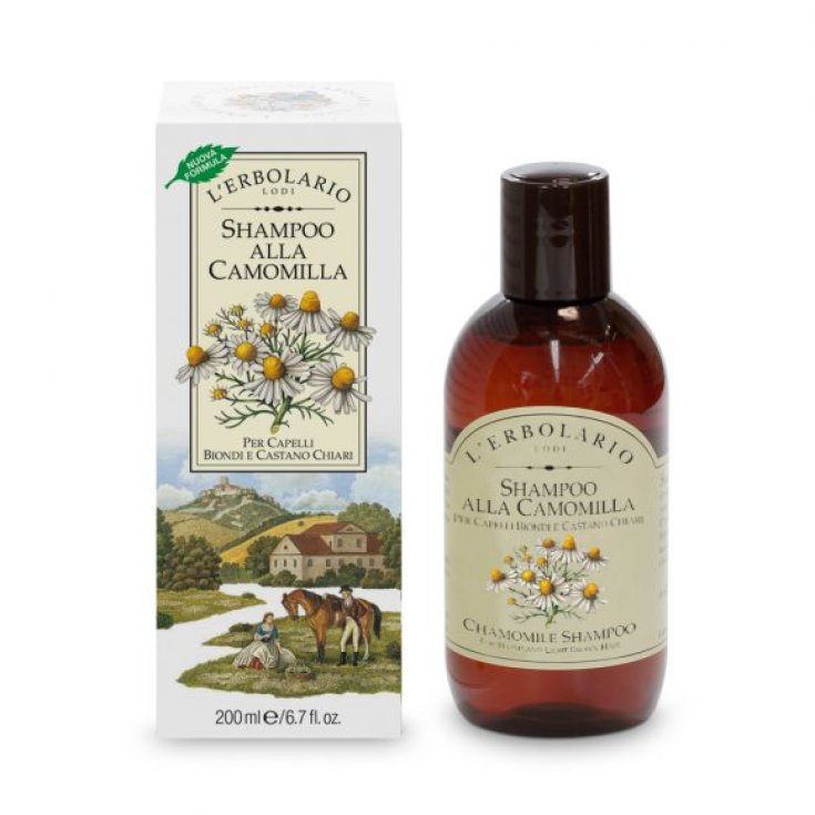 L'Erbolario Shampooing Camomille pour Cheveux Blonds et Châtains Clairs 200 ml