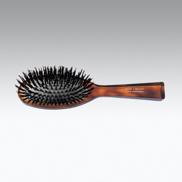 Brosse pneumatique ovale Koh-I-Noor en poils noirs 209