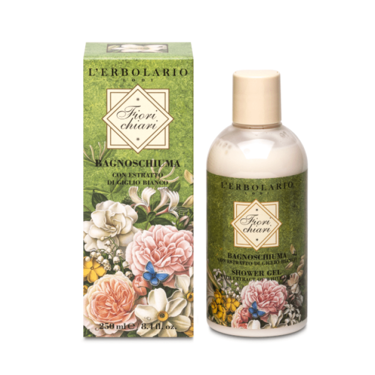 L'Erbolario Fiori Chiari Bain Moussant Aux Extraits De Lys Blanc 250 ml