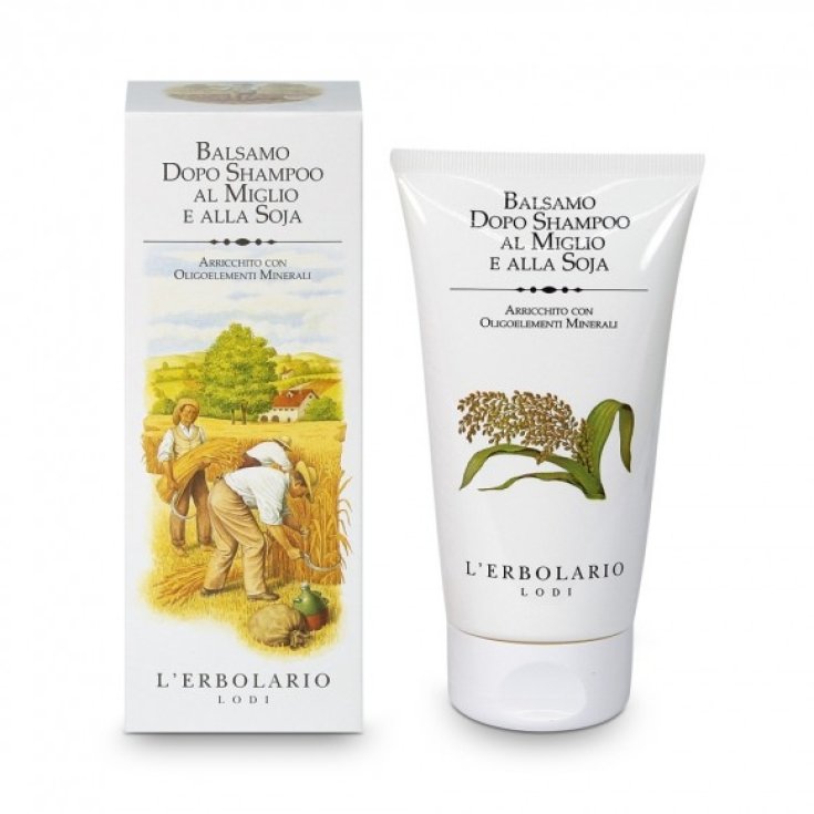 L'Erbolario Baume Millet et Soja Enrichi en Oligo-éléments Minéraux 150 ml