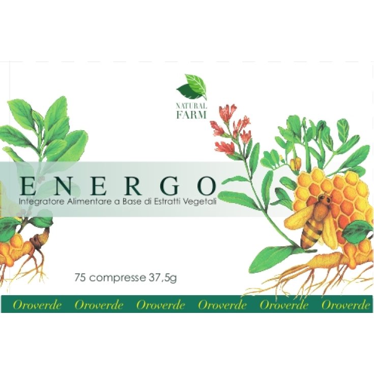 Natural Farm Energo Complément Alimentaire 75 Comprimés