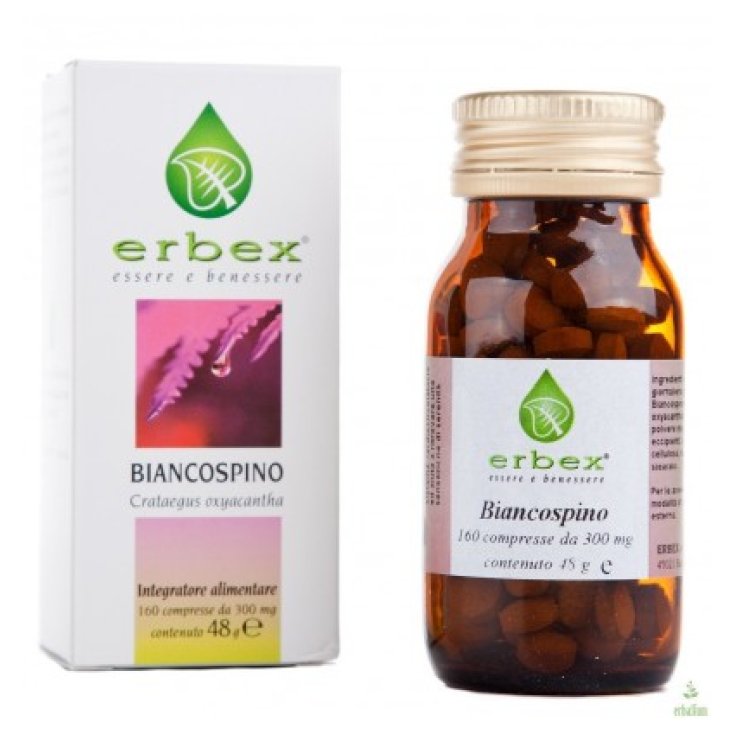 Erbex Complément Alimentaire Aubépine 100 Gélules de 430mg