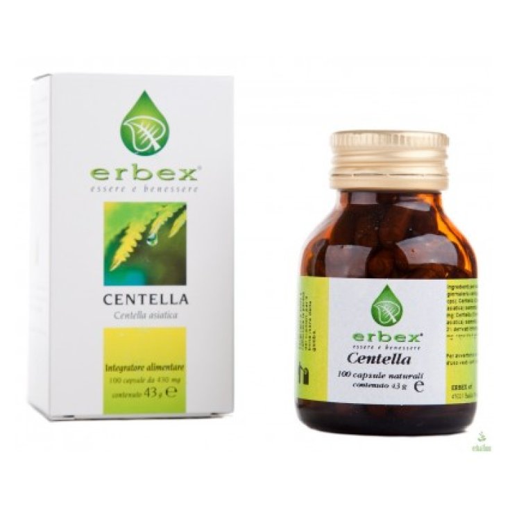 Erbex Centella 430mg Complément Alimentaire 100 Gélules