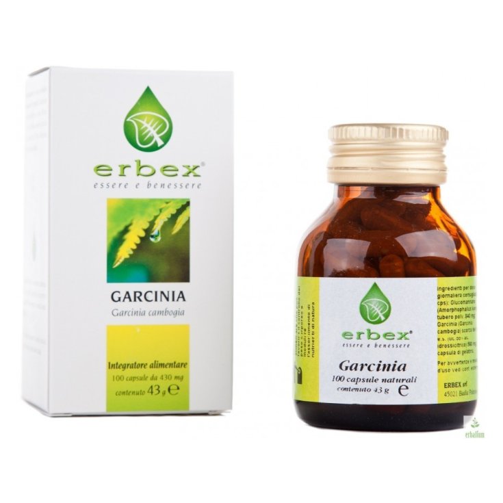 Erbex Garcinia Complément Alimentaire 100 Gélules de 430mg