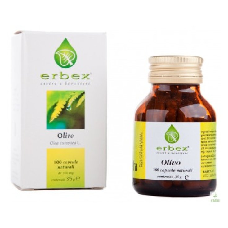 Erbex Olivo Complément Alimentaire 100 Gélules De 350mg