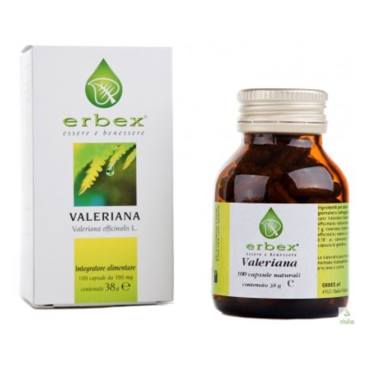 Erbex Valériane Complément Alimentaire 100 Gélules De 380mg