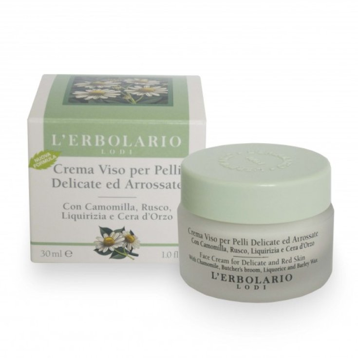 L'Erbolario Crème Visage Peaux Sensibles et Rougies 30 ml