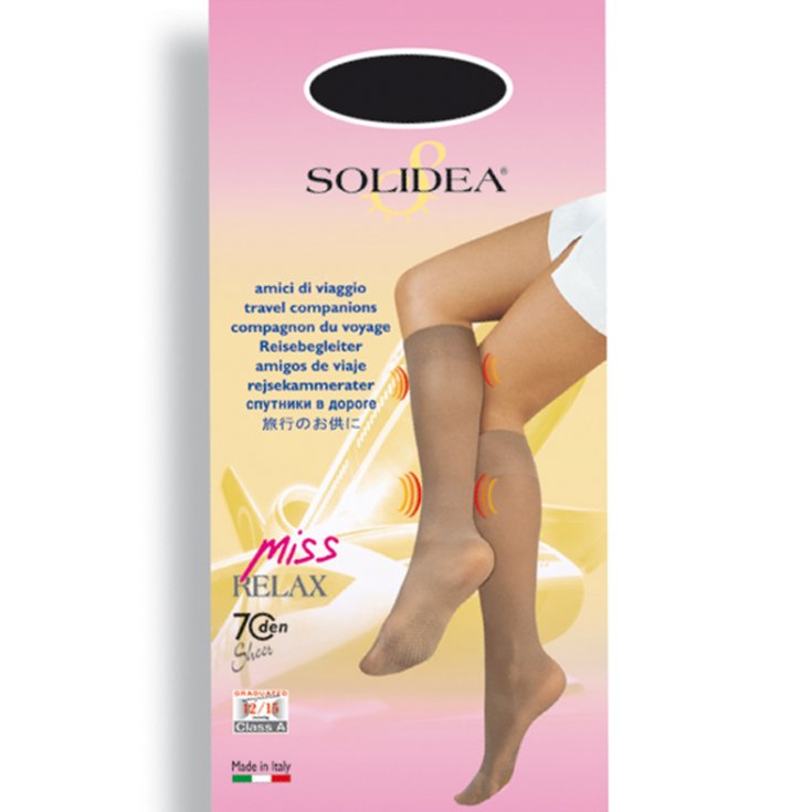 Solidea Relax 70Den Mi-Bas Unisexe Couleur Noir Taille 3