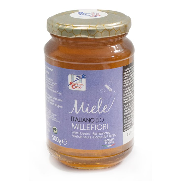 La Finestra Sul Cielo Miel Millefiori Italien Bio 500g