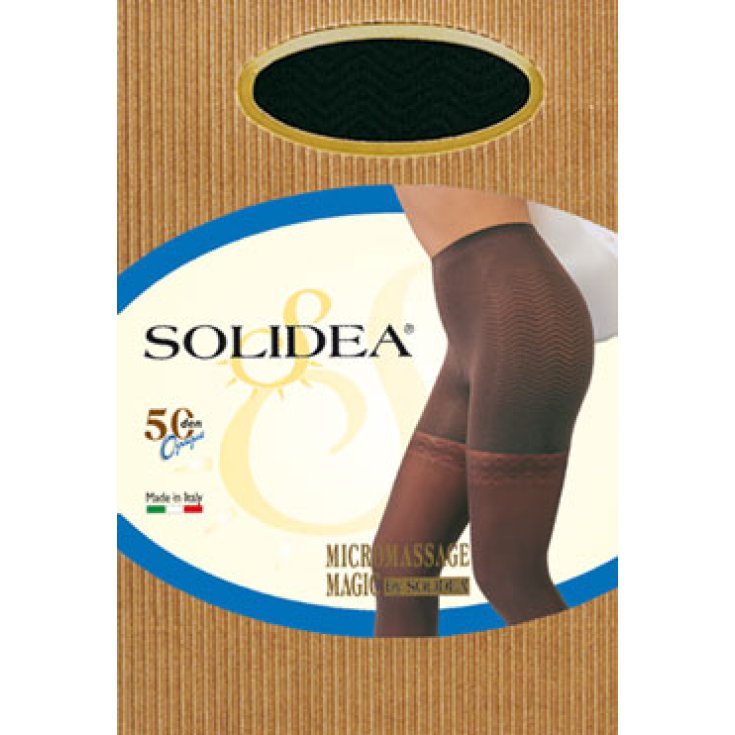 Solidea Magic 50Den Noir Collant Anticellulite 3