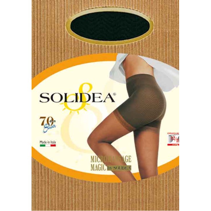 Solidea Magic 70 Collant Anticellulite Transparent Noir Taille 3