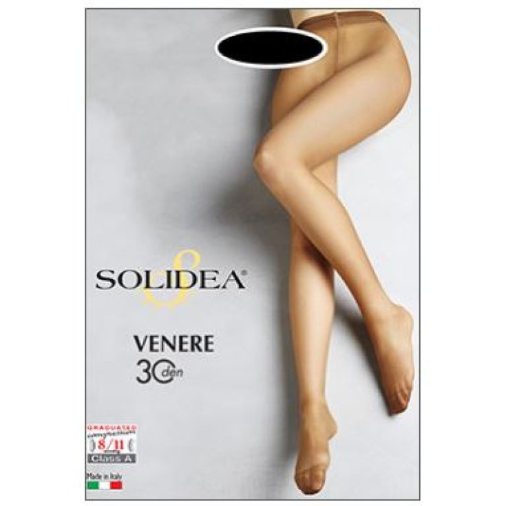 Collant Solidea Venere 30 Nude Couleur Bleu Foncé Taille 1