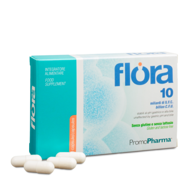 PromoPharma Flora 10 Complément Alimentaire 30 Gélules