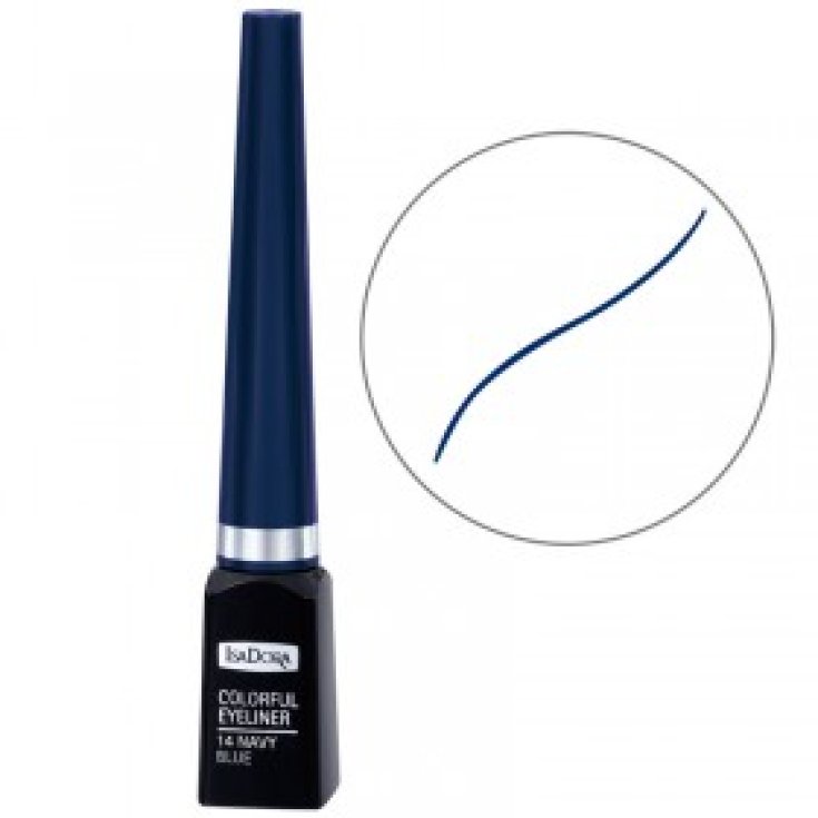 Isadora Eyeliner Coloré 14 Bleu Marine