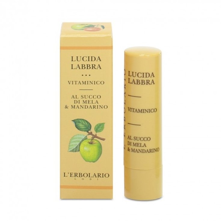 L'Erbolario Vitaminic Lip Gloss Au Jus De Pomme Et De Mandarine 4,5 ml