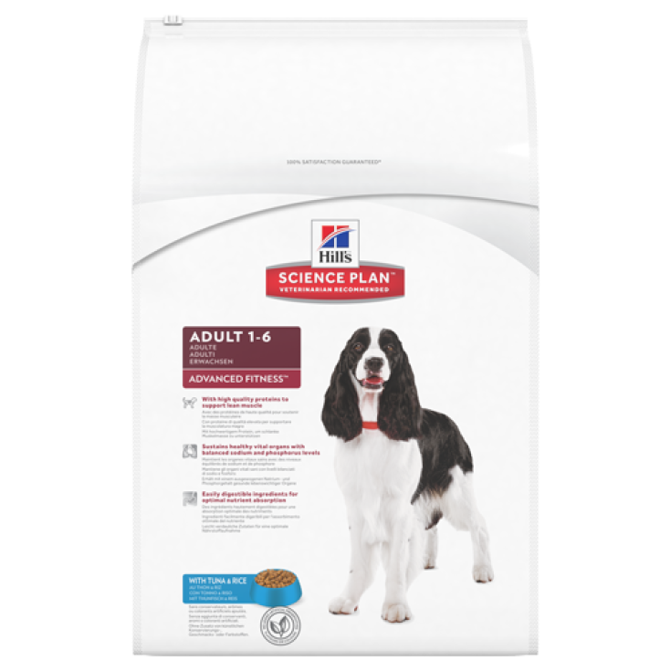 Hill's Science Plan Canine Adult Advanced Fitness avec Thon & Riz 3kg