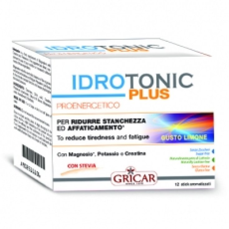 Gricar Idrotonic Plus Complément Alimentaire 12 Sachets