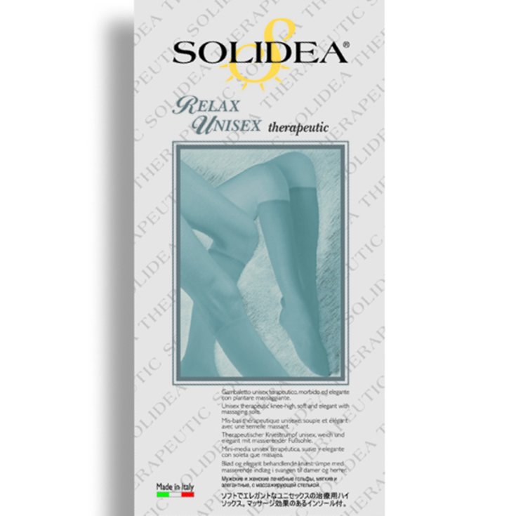 Solidea Relax Unisexe Classe Thérapeutique 2 Bout Ouvert Noir Taille XL